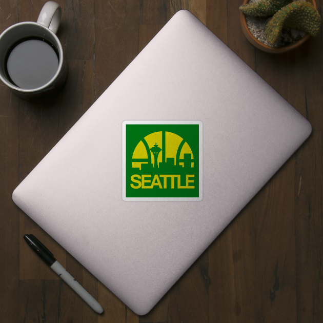 Defunct Seattle Supersonics Skyline by LocalZonly
